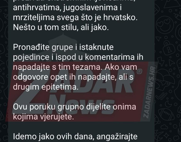 Društvenim mrežama širi se WhatsApp poruka, navodno, HDZ-a s uputama kako diskreditirati inicijatore prosvjeda 5. rujna; HDZ tvrdi da je to “amatersko podmetanje”. Je li baš tako?