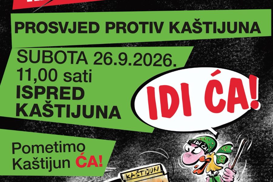 Idi ća!: Prosvjed protiv Kaštijuna, smrada, kolapsa sustava, ekocida, nemara i političke neodgovornosti