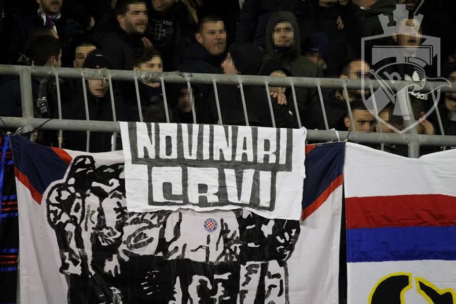 Objava Torcide na Facebooku : Zanimljivo je da Torcida odgovara istom kvalifikacijom na medijske komentare o njihovoj sramoti, kakvu je i HDZ koristio za medijski odjek svoje sramote. Histerija…